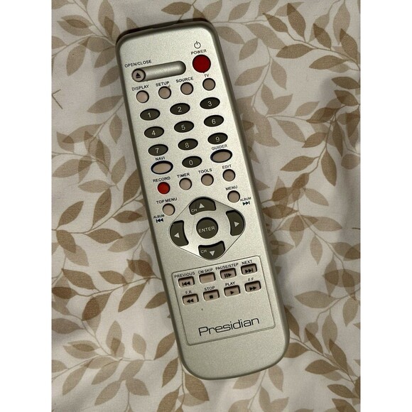 PRESIDIAN Remote Control for PDR-3222 DVD Player TESTED AND WORKING!! EUC! - Picture 1 of 3
